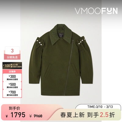 【季末折扣】Mother of Pearl 女秋冬珍珠棉质外套