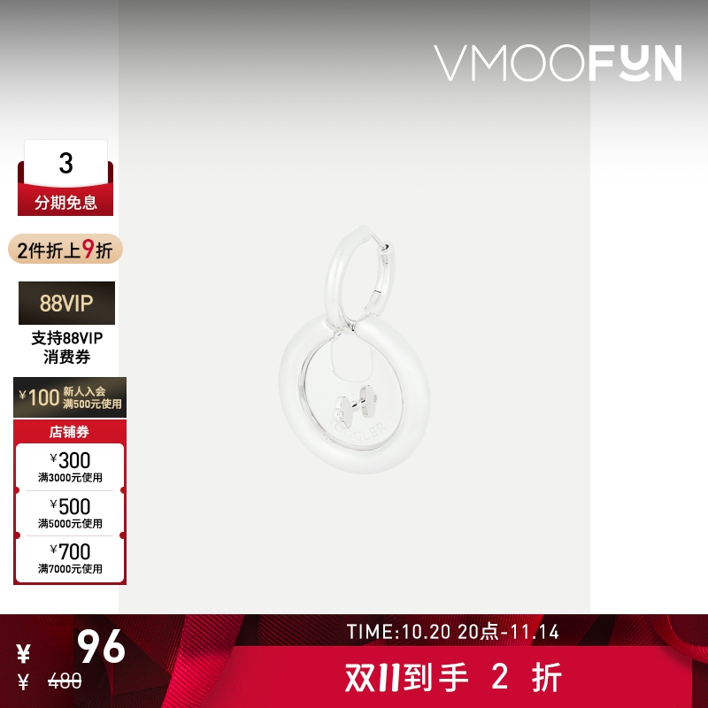 【折扣】TOGGLER女士镀金纯银单只耳环