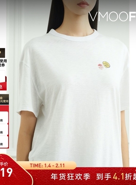 【折扣】RAG & BONE春夏女士印花棉质平纹布T恤