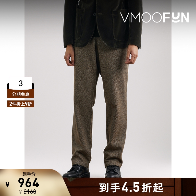 【折扣】Oliver Spencer 夏季男直筒混色棉质休闲裤