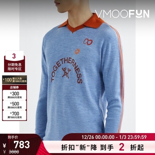 Bonner男刺绣印花羊毛针织Polo衫 Wales 折扣再降