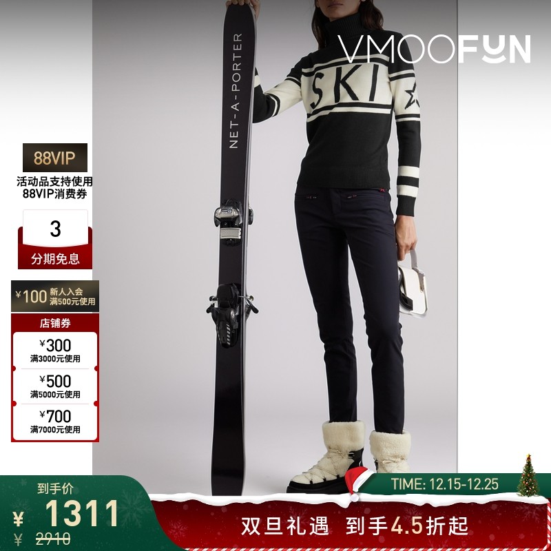 【折扣】Perfect Moment 秋冬女针织美利奴绵羊毛高领毛衣