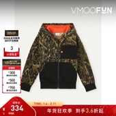 折扣 TIMBERLAND秋冬男童连帽品牌标志印花棉质混纺外套