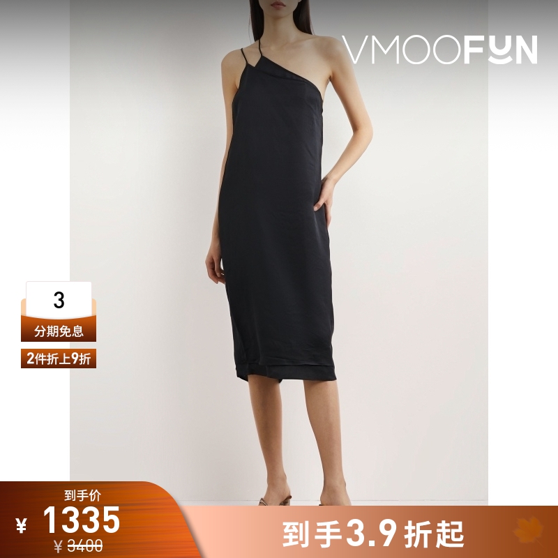 【折扣】FILIPPA K 夏季女简约凉感缎面连衣裙