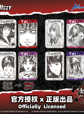 Nullset伊藤润二狂热光栅徽章吧唧川上富江二次元周边摆件双一