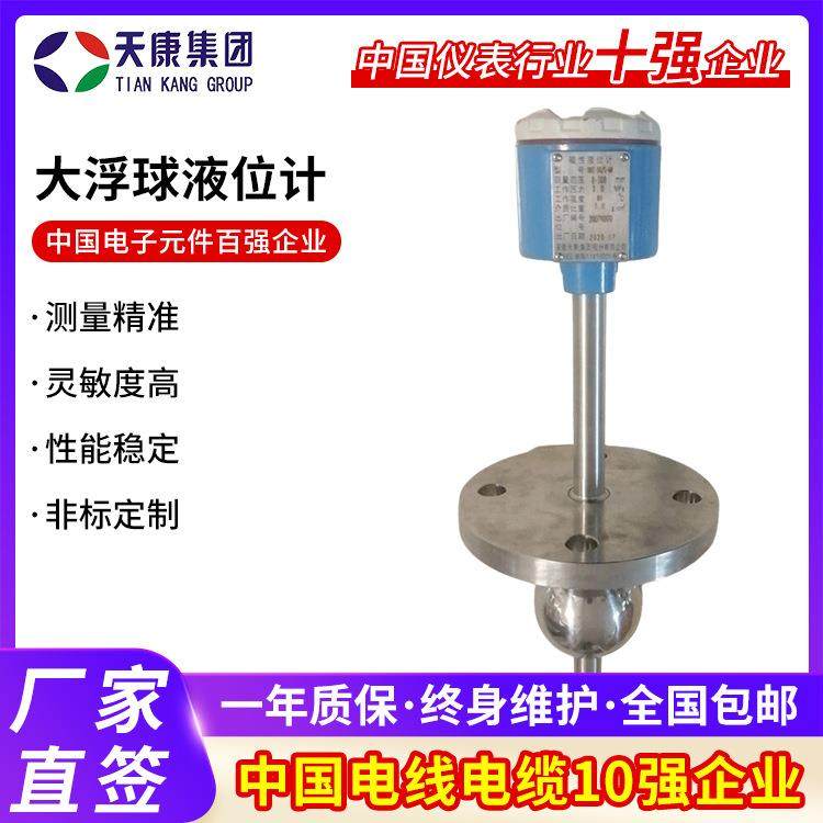 多点式大浮球液位计浮球连续式液位计干簧管液位计浮球液位控制器