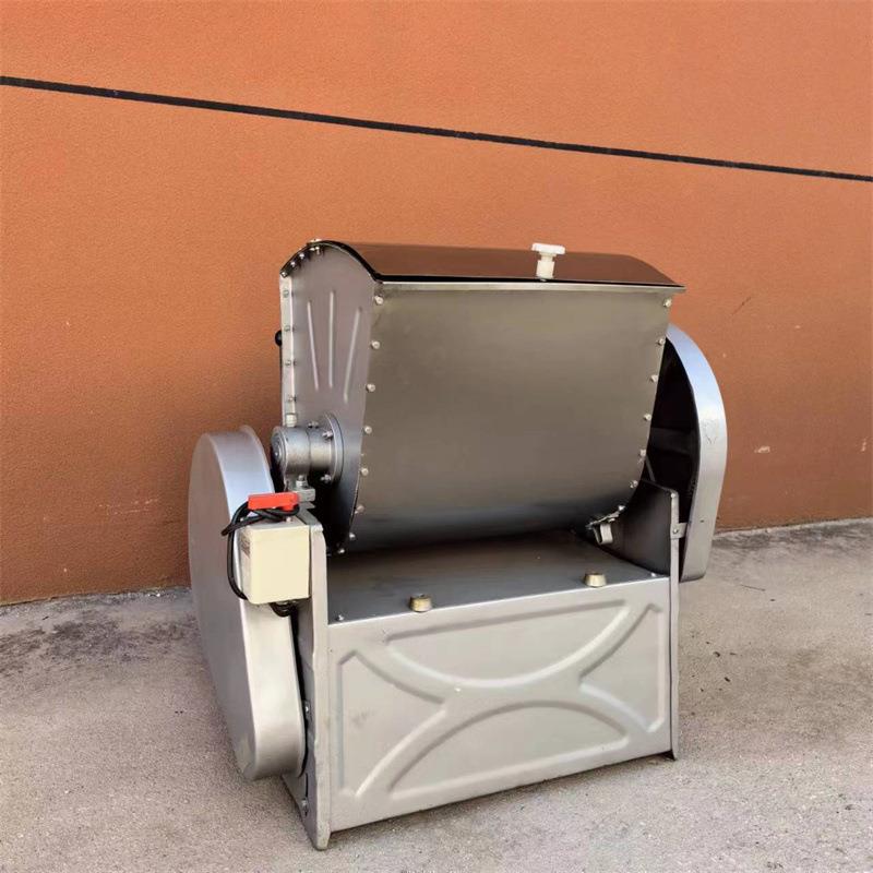 卧式不锈钢商用50公斤和面机 面条包子自动揉面机 面粉搅拌机