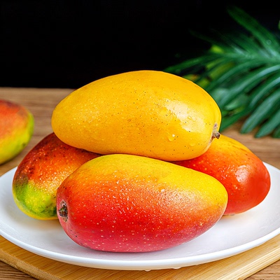 【大漠叔叔】海南树上熟贵妃芒礼盒装彩虹芒果新鲜热带水果发京东
