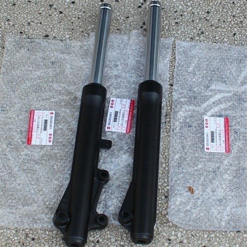 适用轻骑铃木摩托车减震赛驰QS110-2赛胜前后减避震器鼓碟刹前叉