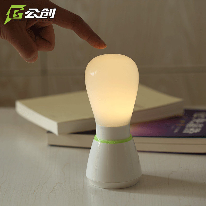 usb充电便携喂奶灯柔光起夜桌面拍拍灯led小夜灯应急灯手电筒移动