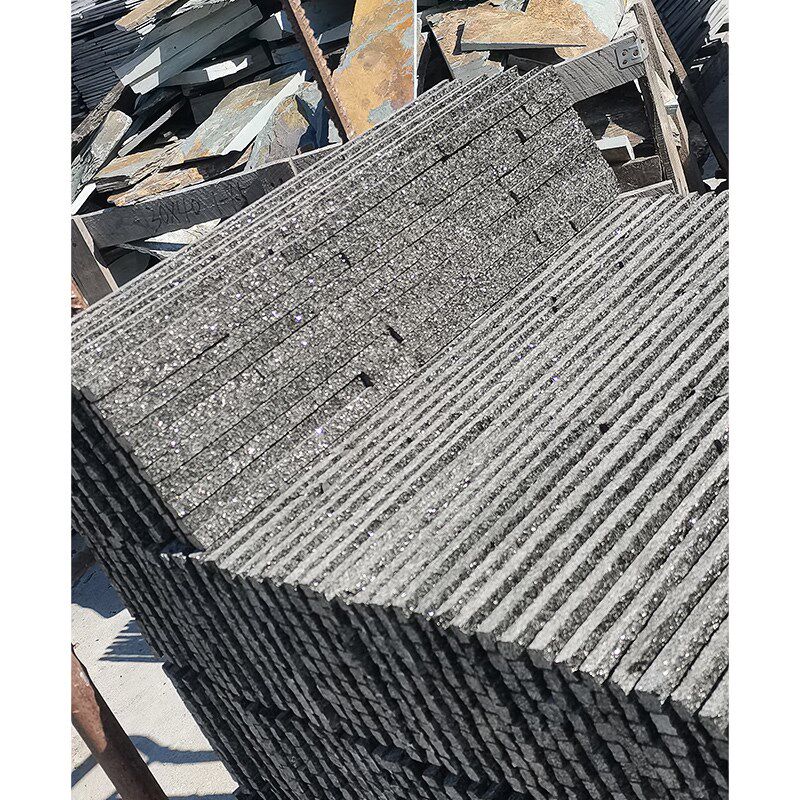 天然石材电视客厅贴绿黑锈色仿古中式室内室外别墅文化石背景墙砖