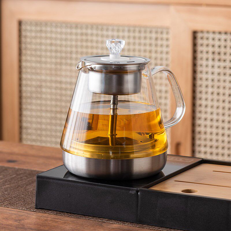 茶盘烧水壶一体泡茶台全自动茶具套装家用底部上水玻璃电热壶单炉