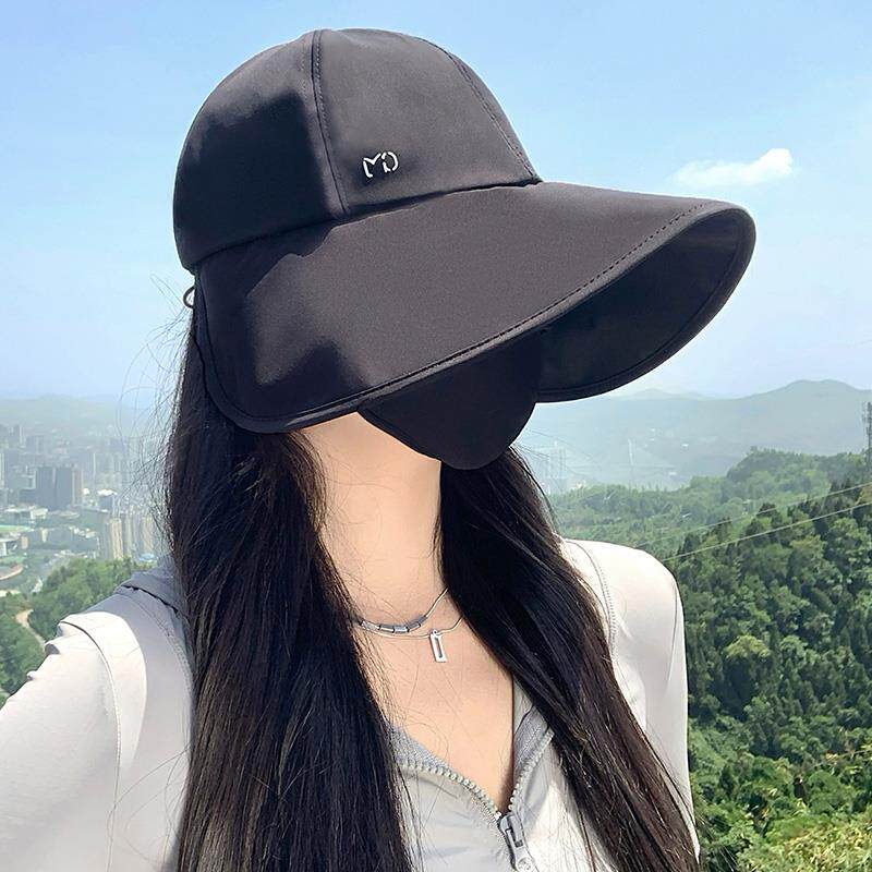 2026新款遮阳帽女防晒防紫外线夏季大帽檐鸭舌渔夫帽子户外太阳帽