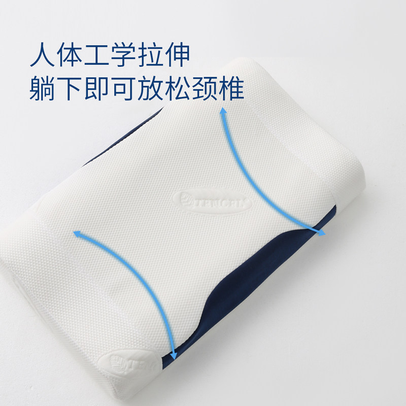 枕头护颈椎助睡眠枕 睡觉专用深睡 记忆棉记忆枕单人一对拍二枕芯