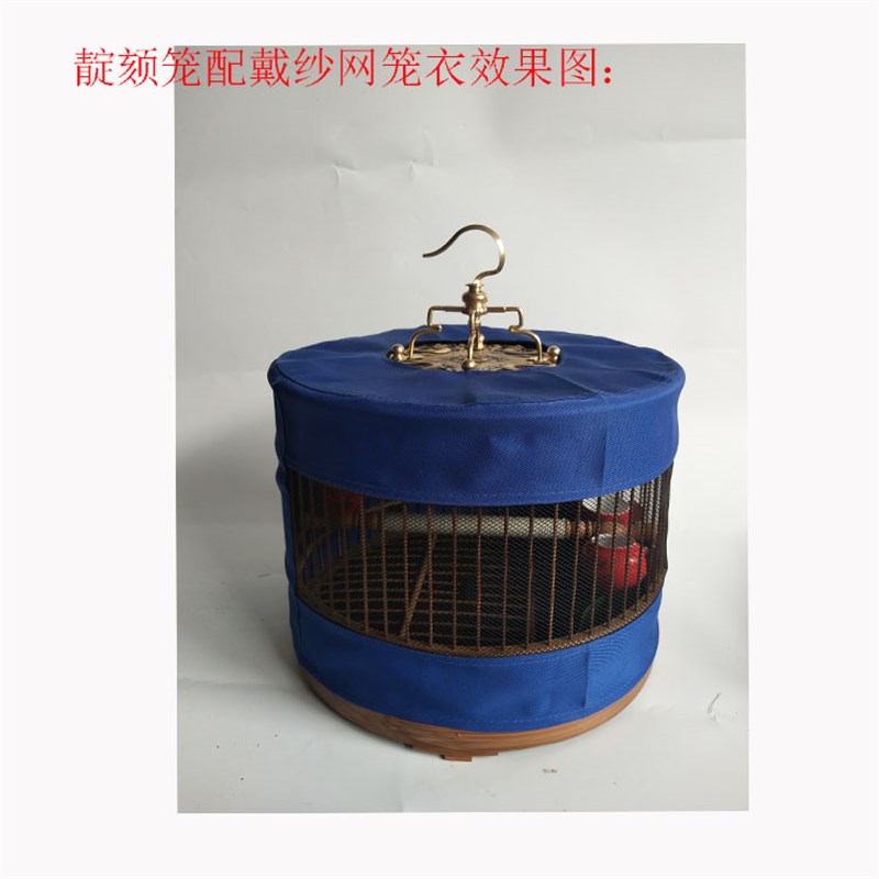 包邮紫竹靛颏红子笼绣眼贝子相思鸟黄雀珍珠鸟圆形竹制鸟笼竹子笼