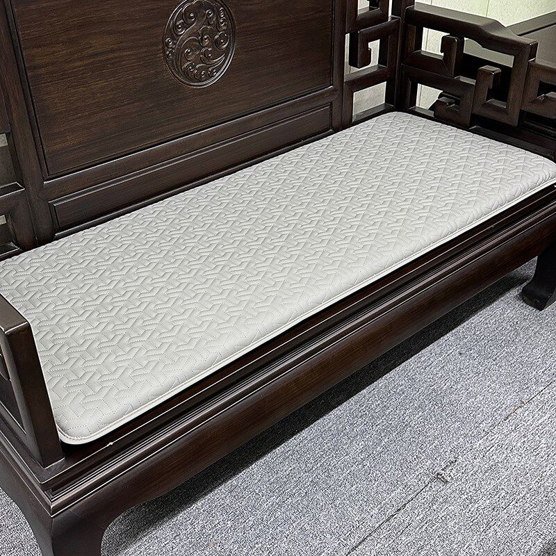 定制中式红木沙发皮坐垫冬夏两用实木椅子四季通用座垫防滑防水垫