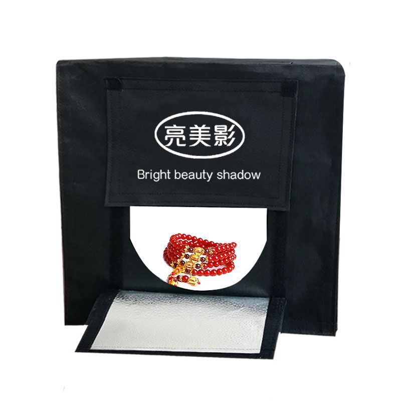 摄影棚小型拍照灯箱80CM大型柔光箱迷你产品静物拍摄台专业补光灯