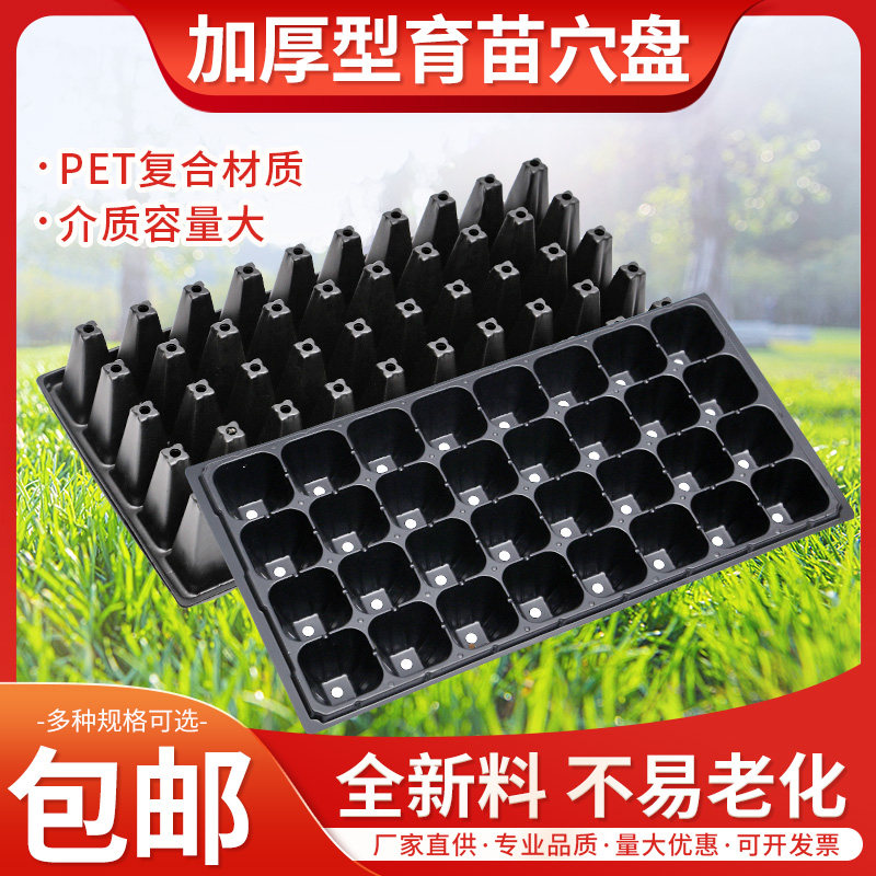 育苗穴盘带孔托盘草莓西瓜多功能蔬菜苗木多肉扦插营养加深育苗盆