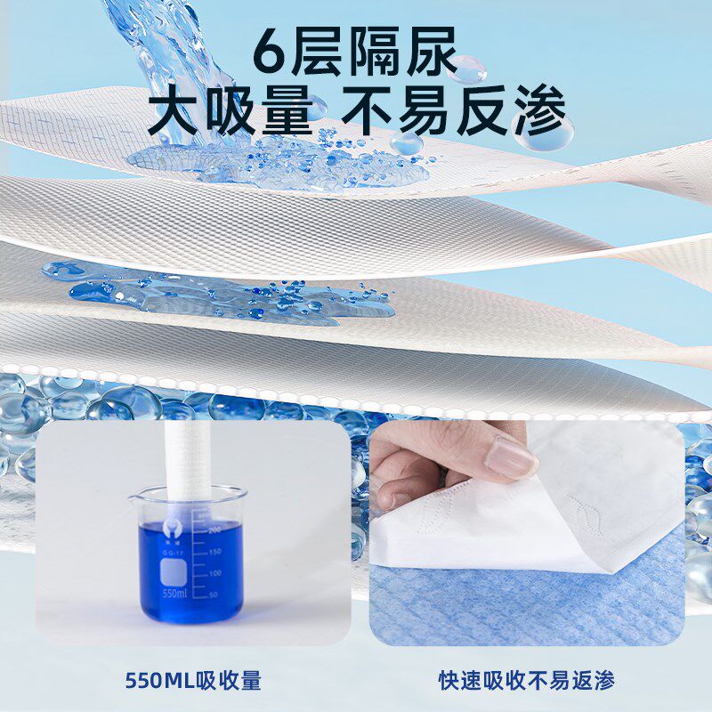 德佑金装一次性婴儿新生儿隔尿垫护理垫防水大尺码床垫不可水洗