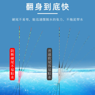 手杆钓鲢鳙专用浮漂夜光鱼漂咬钩变色大物漂加粗醒目加长翘嘴行程