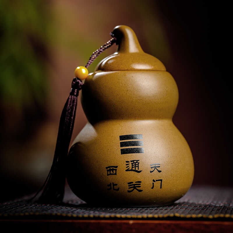 陶瓷葫芦避火龙瓶子厨房西北角化解家居摆件壁辟火龙瓶正北家用