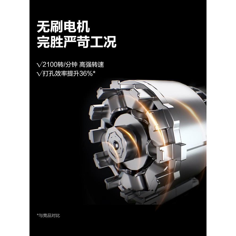 维氏Wu182X锂电钻20V无刷手钻家用多功能电动螺丝刀钻具