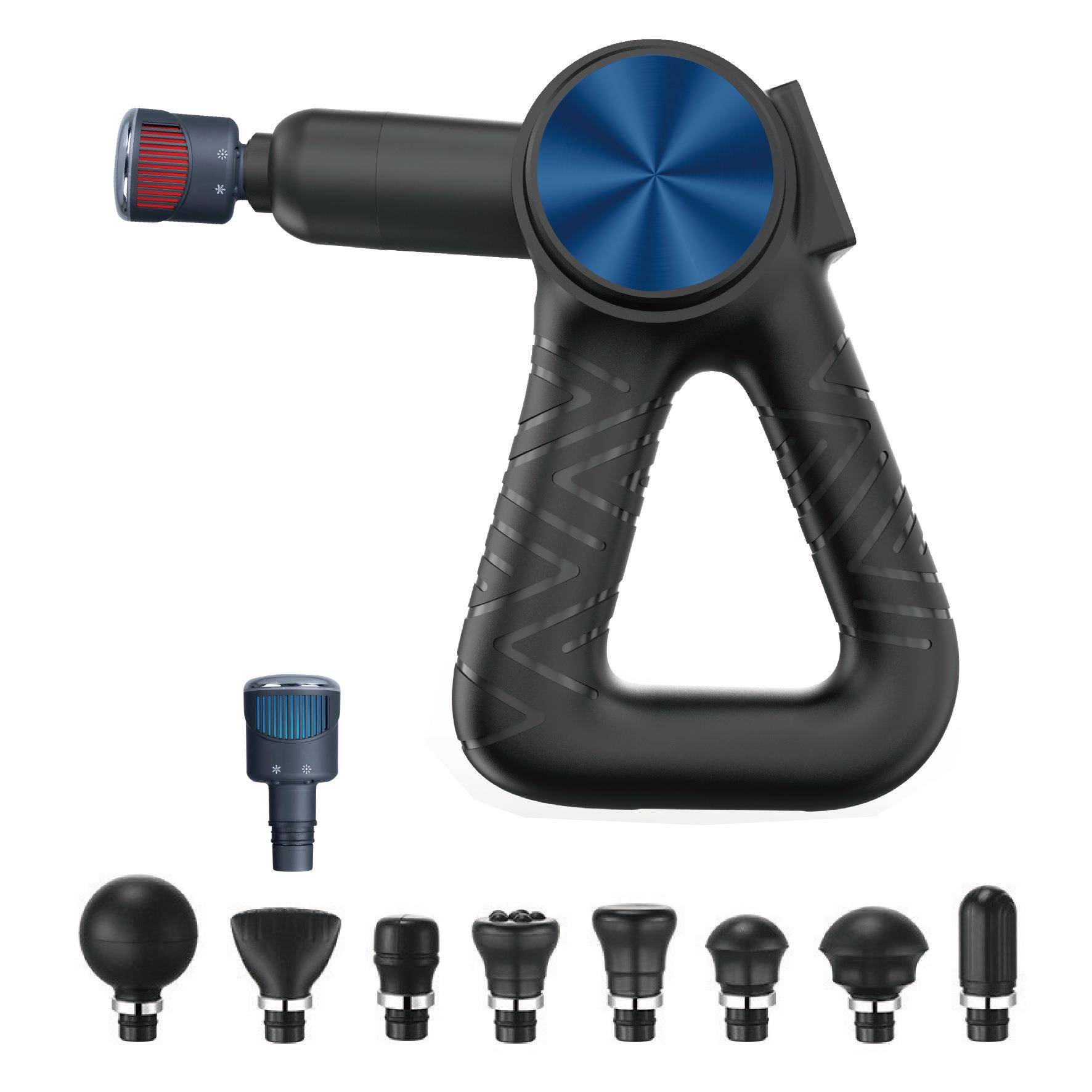 冷热筋膜枪推力45KG16mm行程免加油设计电动折叠超静音康复理疗