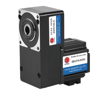 供应雨田120W直流无刷电机L转角减速机5BLD120-220GU-30S+5GU30LC