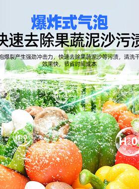 VGI源流头厂家多果功能涡洗菜机 商用全自动蔬洗机 清尺寸洗菜