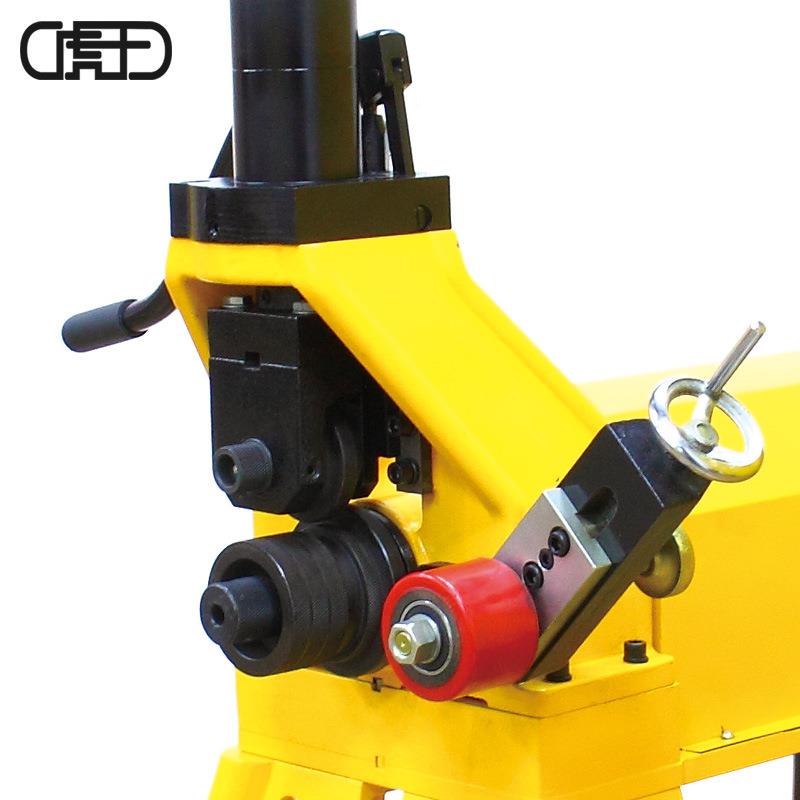 重牌DN530-25衬塑钢管槽机2-12寸压电动液压消防管道滚槽机型