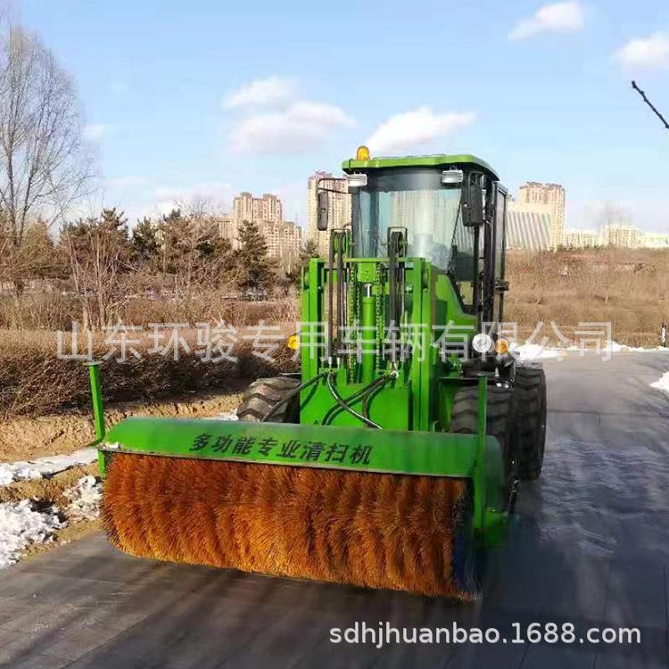 多功能高85-76机扫雪机装车载机皮卡可拆卸滚雪载刷速道路除雪撒