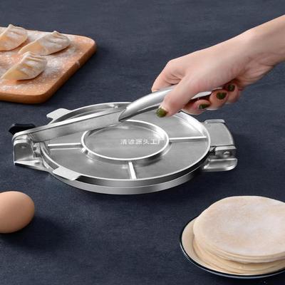 新款压饺子皮家用小型擀包子面皮机饺子按压器模具大号不锈钢