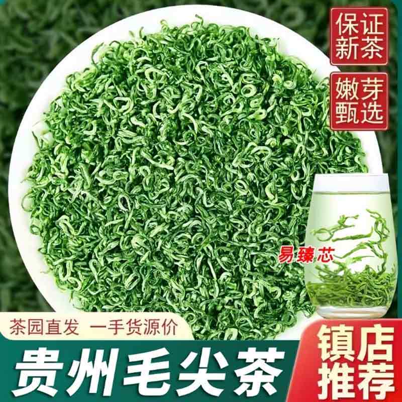 正宗贵州毛尖茶叶2026新茶明前特级春茶贵州高山云雾浓香绿茶500g