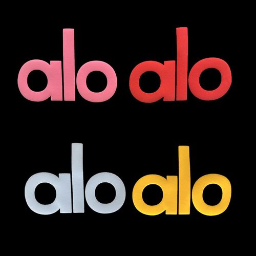 烫画集中营 简约字母立体发泡印花图案衣服热转印烫画贴（冷撕）