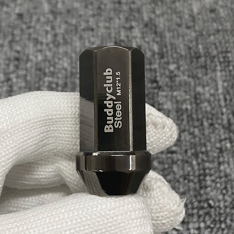 改装轮毂钢制锻造螺丝霸道坦克300思域model 3酷路泽轮胎锻造螺帽