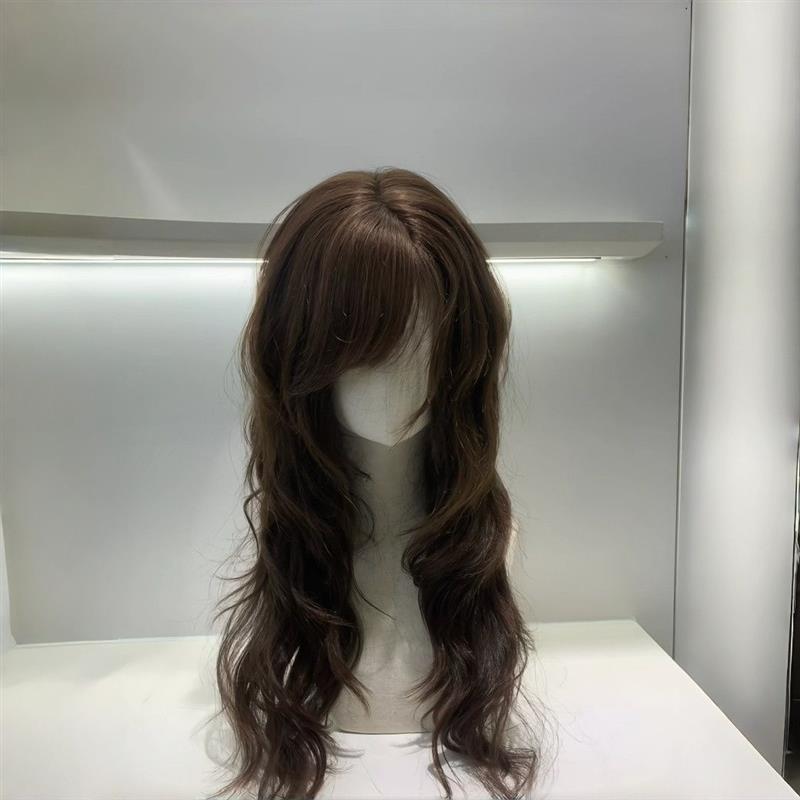 假发女日系长卷发古早齐刘海lolita仿真发日常秋冬氛围感假发头套