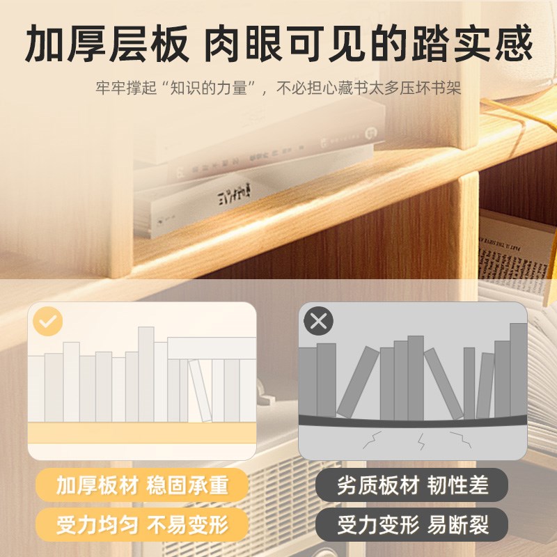 书架落地置物架班级教室用书柜矮柜自由组合幼儿园书包柜一体靠墙