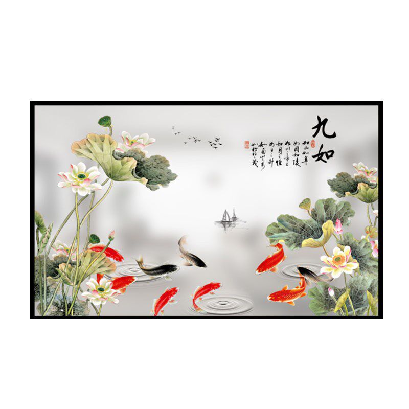 横款式鞋柜屏风艺术玻璃卫生间半墙隔断玄关背景墙定制钢化新中式