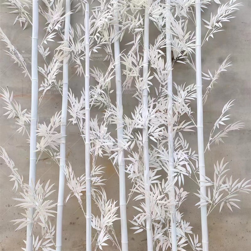 仿真竹子过胶假竹子橱窗隔断屏风玄关大厅装饰加密绿竹子植物园林