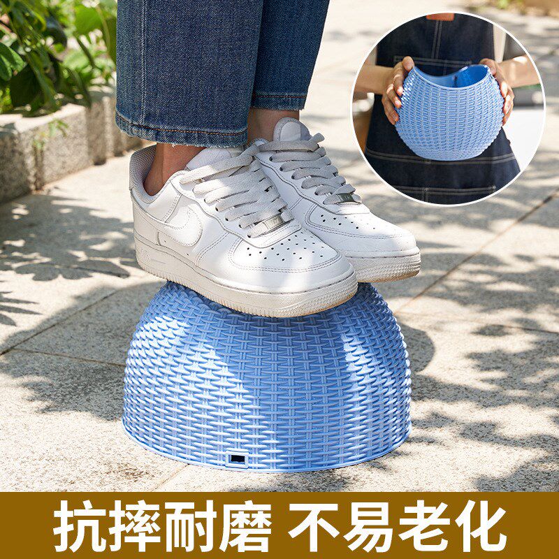 垂吊吊兰花盆悬挂式塑料藤编吊篮懒人吸水挂壁绿萝常春藤吊球加厚