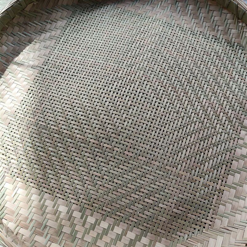 竹编筛子子圆箕晾网菜盘竹匾茶筛簸竹子簸竹箕米晒筛筛竹簸箕家用