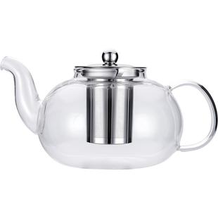 日本泡茶壶家用玻璃耐高温煮茶器单壶过滤茶杯茶水分离大容量套装