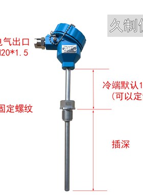 防爆热电阻一体化温度传感器PT100变送器4-20maBT4隔爆CT6定制K型