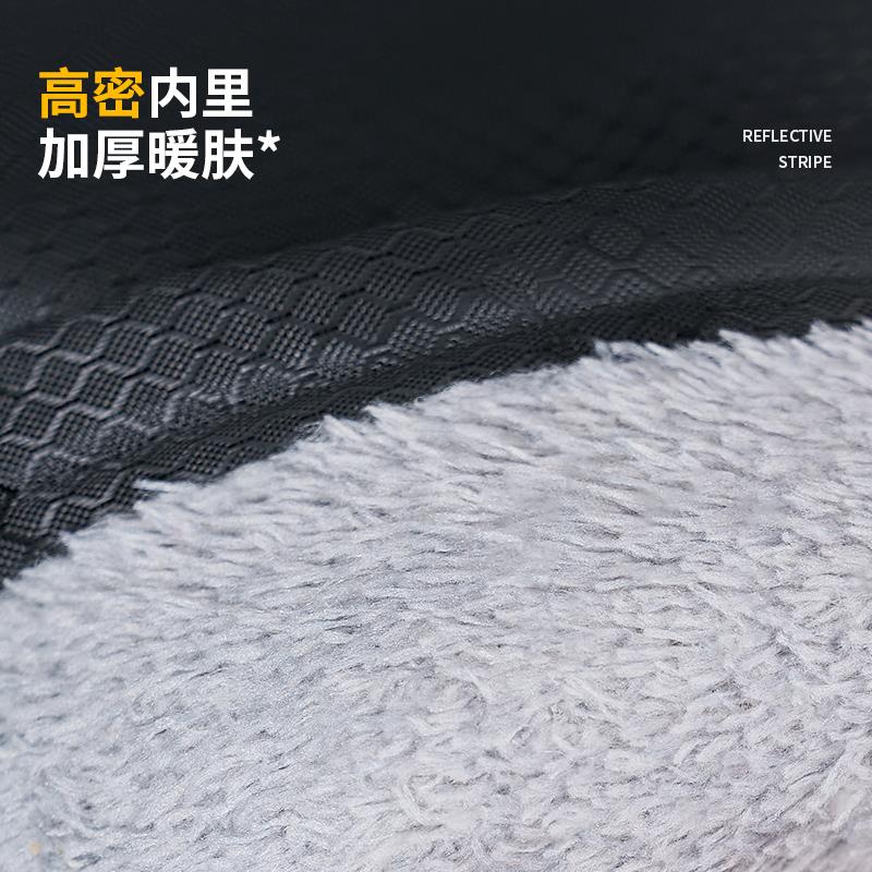 电动车手把套冬季踏板摩托车手套加绒加厚保暖夜间反光防寒护手罩