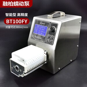 融柏BT100FY蠕动泵实验室分液机计时间歇分配智能精准调速多管泵