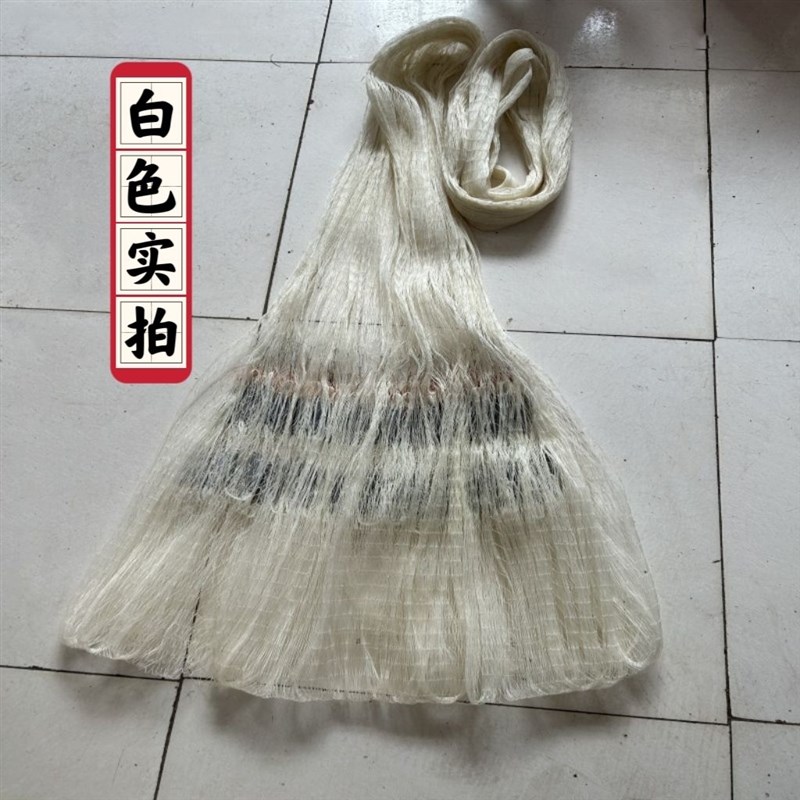 纯手工大力马线撒网打鱼网老式传统撒网手抛网捕渔网手撒旋网铅坠
