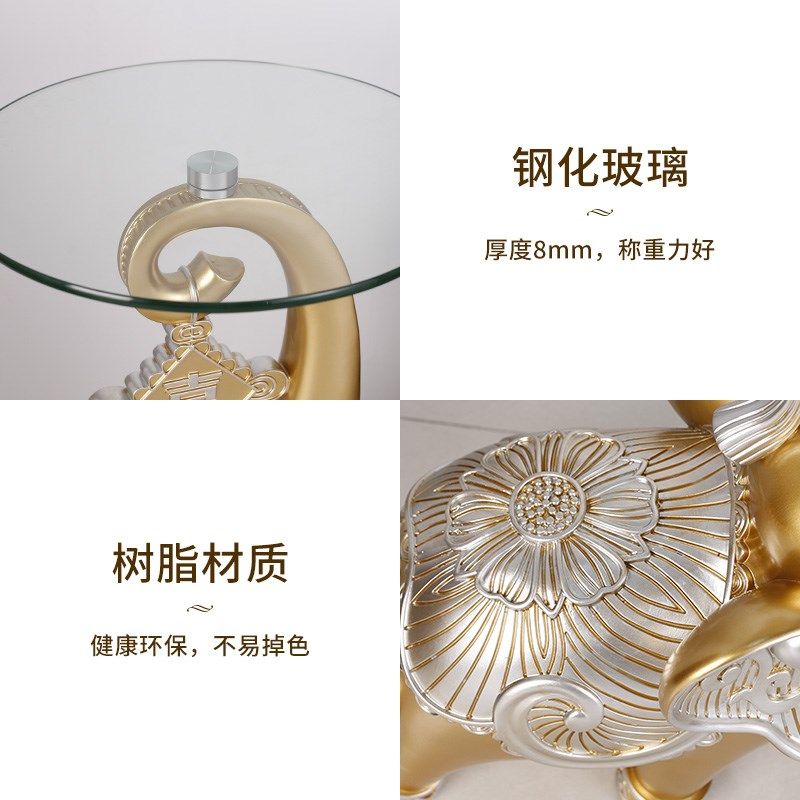 大象摆件落地客厅转角家居装饰品电视柜茶几大型新中式沙发旁礼物