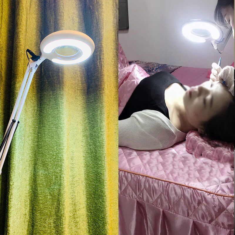 led护眼冷光美容睫毛工作落地灯麻将灯美甲美睫纹绣纹身立式台灯