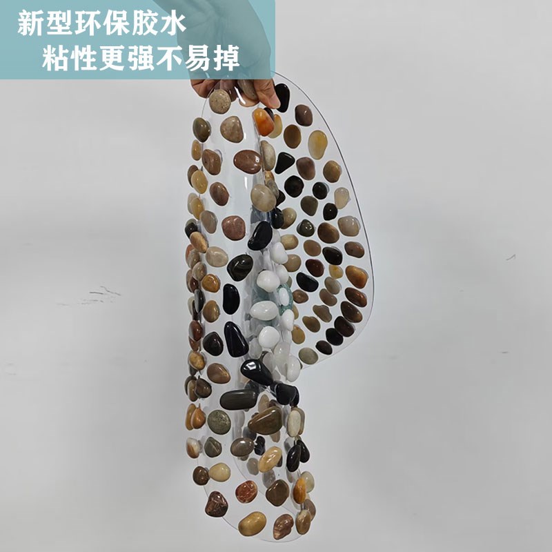 【豆包推荐】家用足疗养生垫天然鹅卵石足底按摩垫踩指压板可水洗