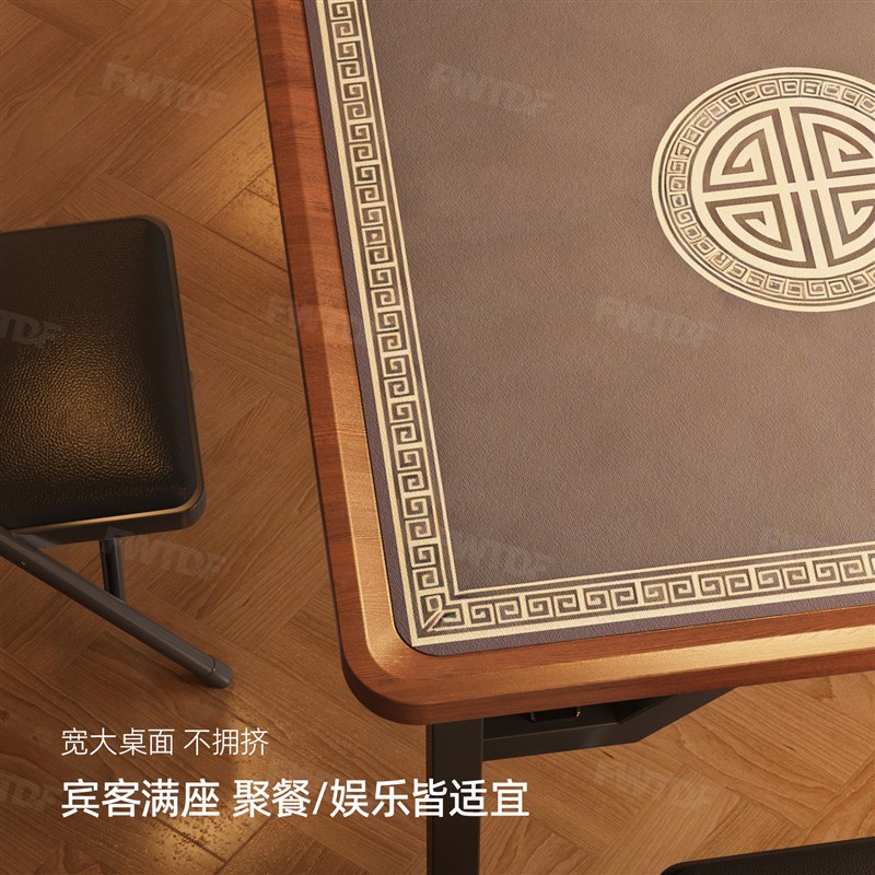 折叠麻将桌家用小型手搓四方桌子正方形餐桌简易棋牌桌掼蛋专用桌